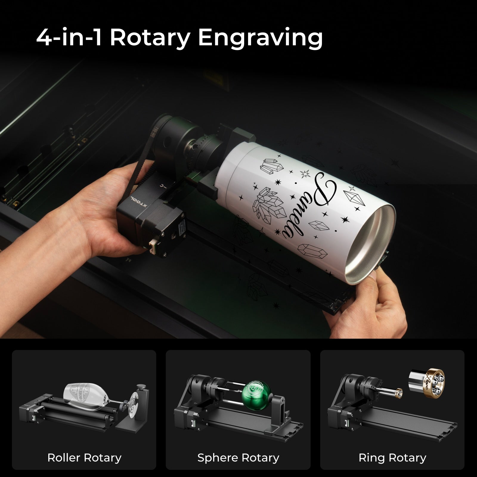 xTool S1 + 1064nm IR Laser Kit: Enclosed Diode Laser Engraver & Cutter - Image 11