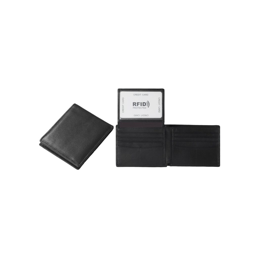 Leather RFID Blocking Bifold Wallet