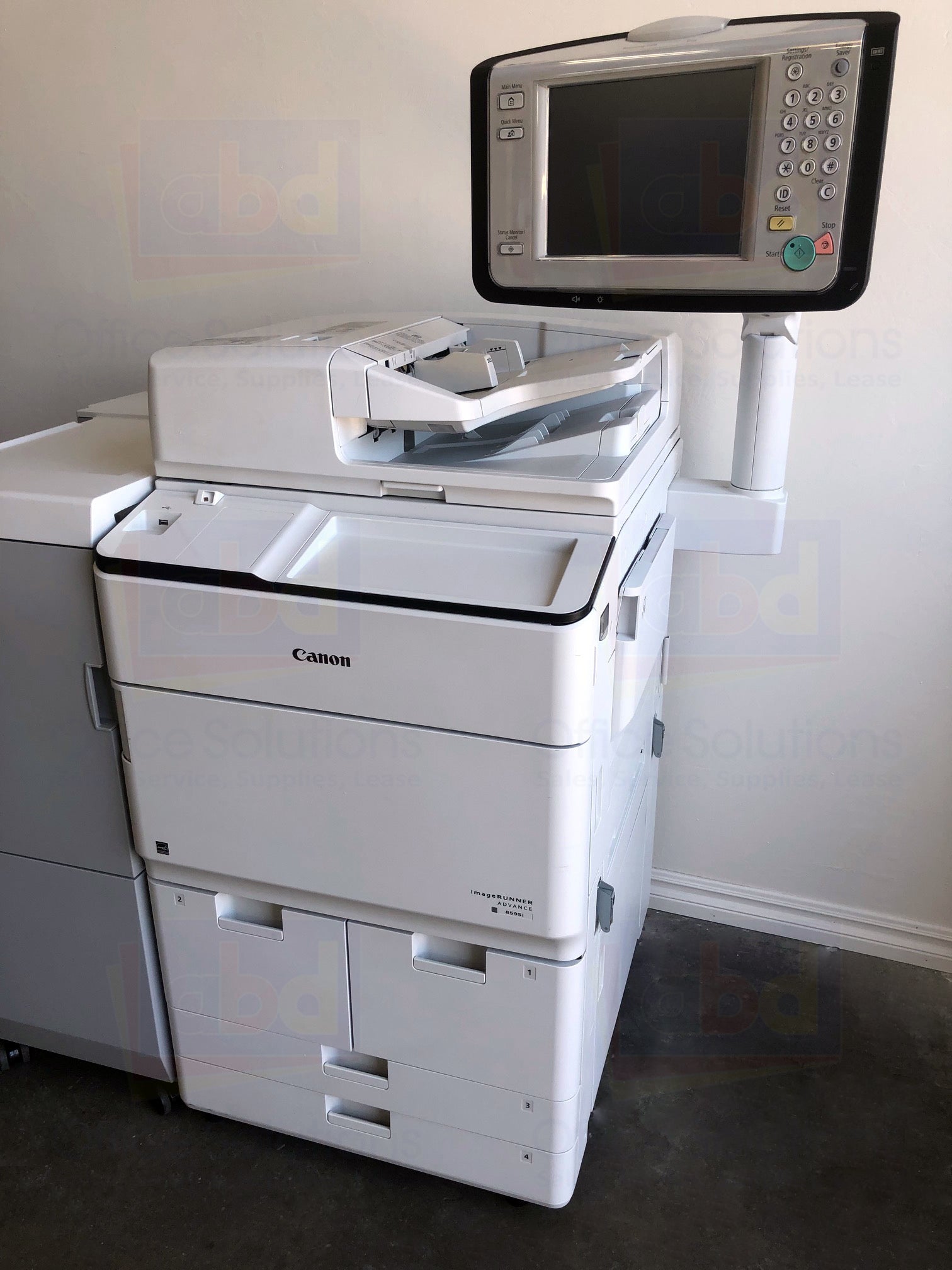 Canon ImageRunner Advance 8595i A3 Mono Laser Multifunction Printer - Image 3