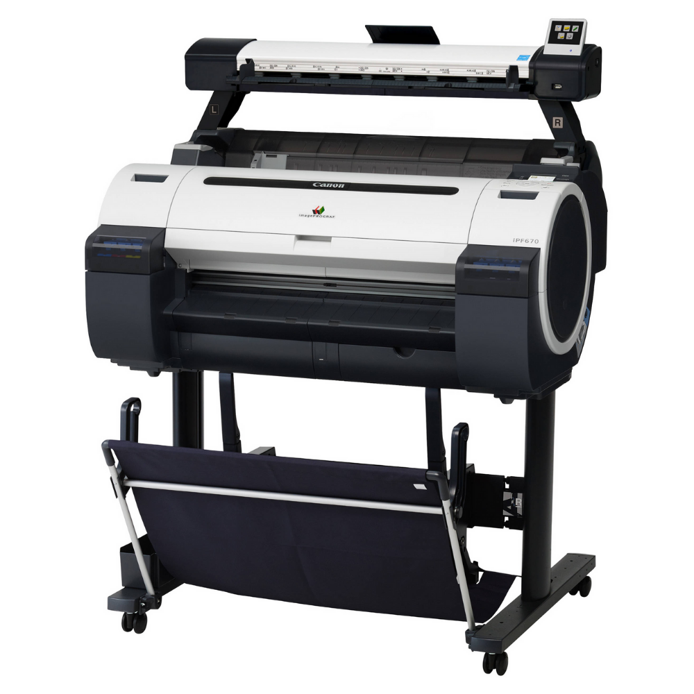 Canon imagePROGRAF iPF670E 24-inch Inkjet Wide-Format Printer - Brand New