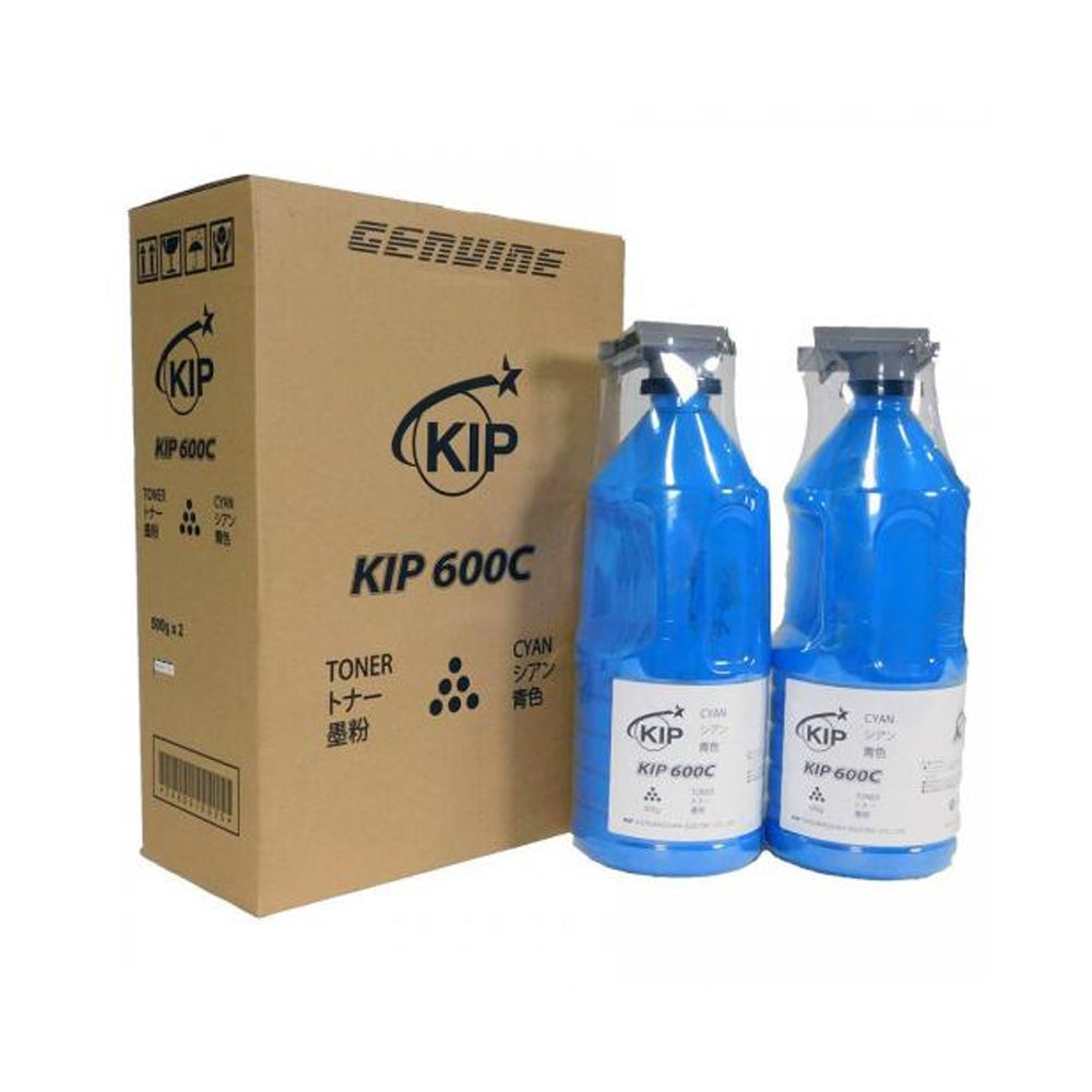 KIP 600/700C Series Cyan Toner - 500 Gram Per Cartridge (2 Per Box)