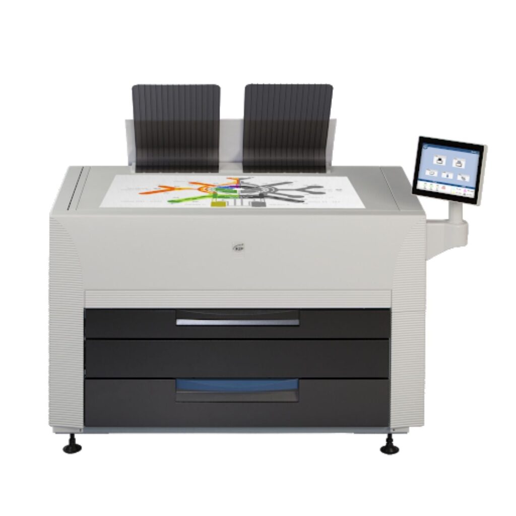 KIP 7570 4-Roll Mono Wide Format Printer with Scanner