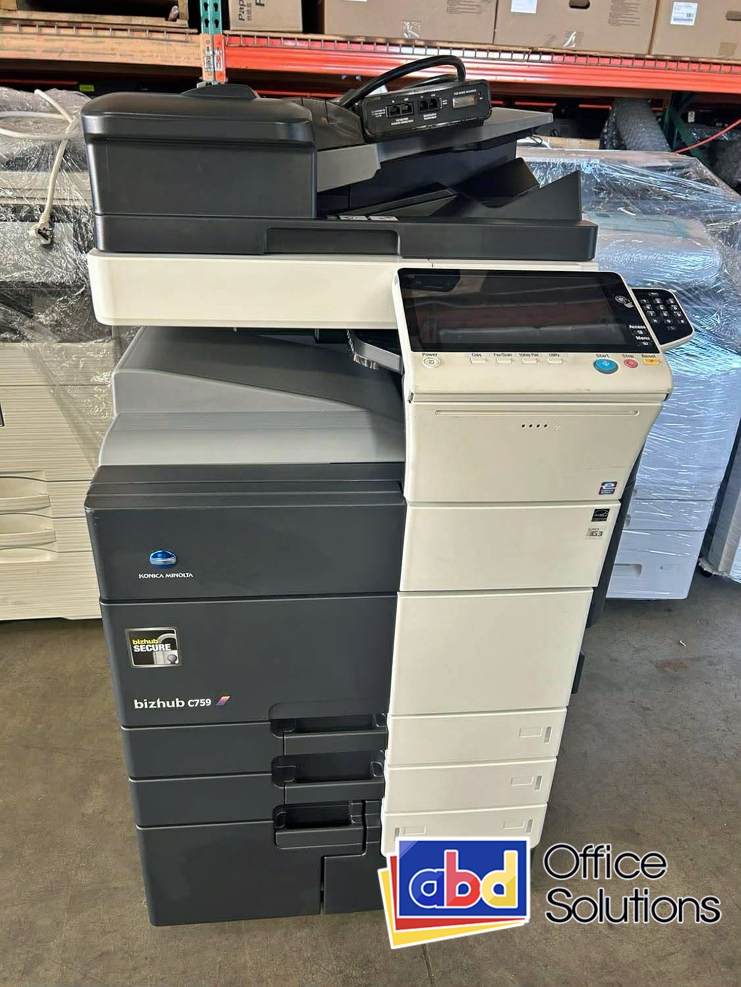 Konica Minolta Bizhub C759 A3 Color Laser Multifunction Printer - Image 3