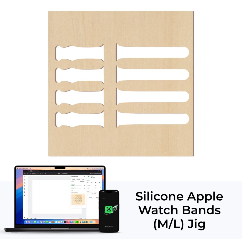 Silicone Apple Watch Bands JIG File (M/L)