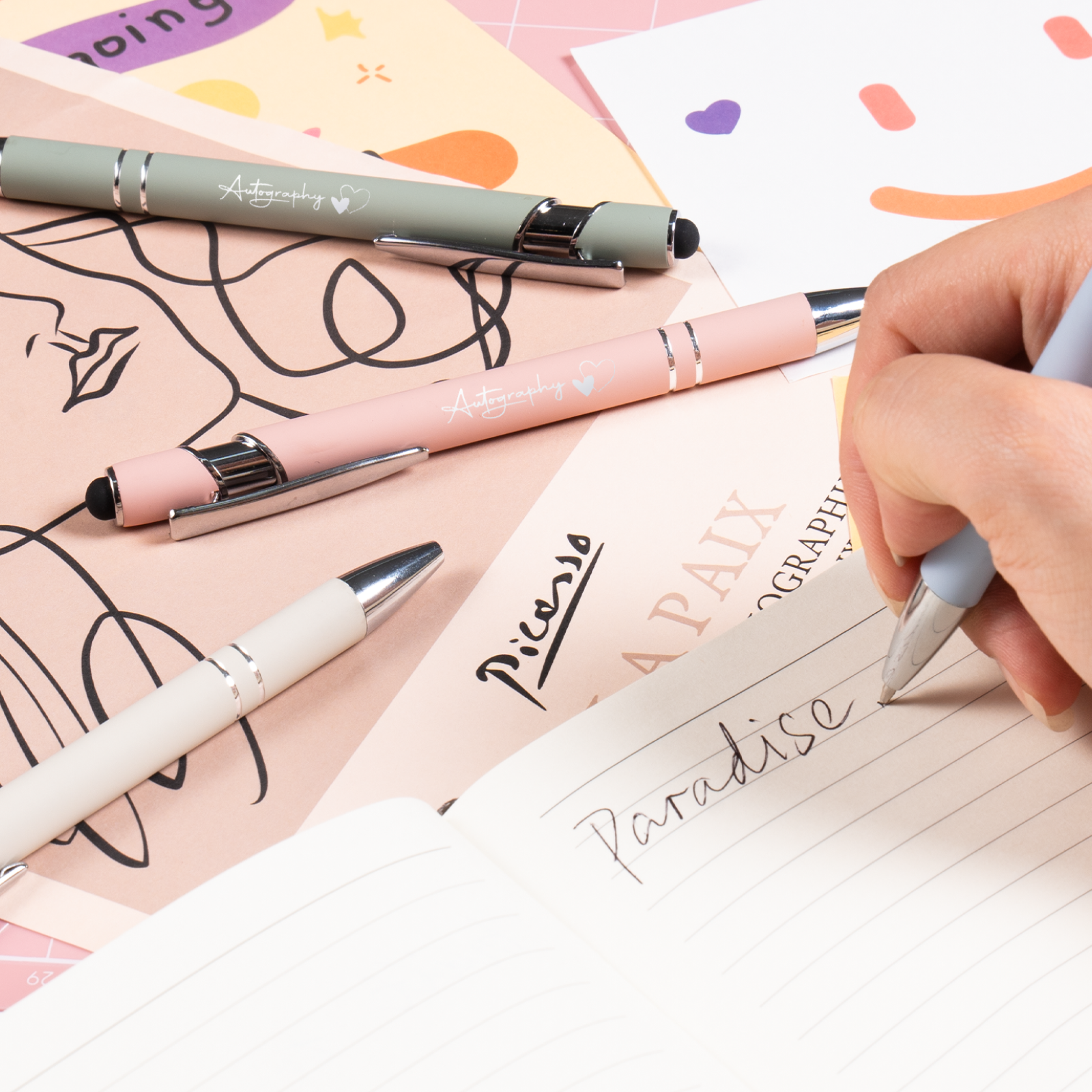Ballpoint Pens with Stylus (12pcs) - Image 11