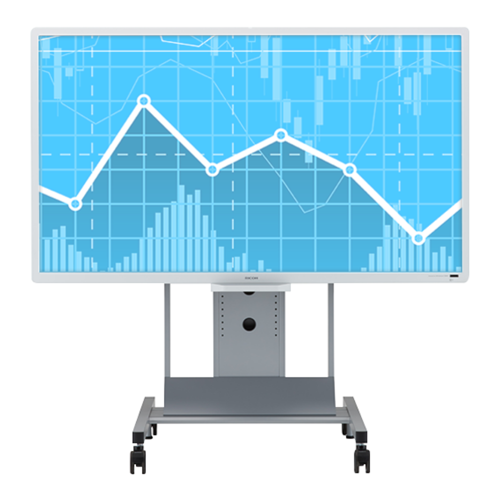 Ricoh D8400 84" LED Interactive Whiteboard with Stand