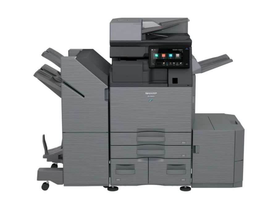 Sharp BP-70M45 with Finisher, Dual Scan, LCT