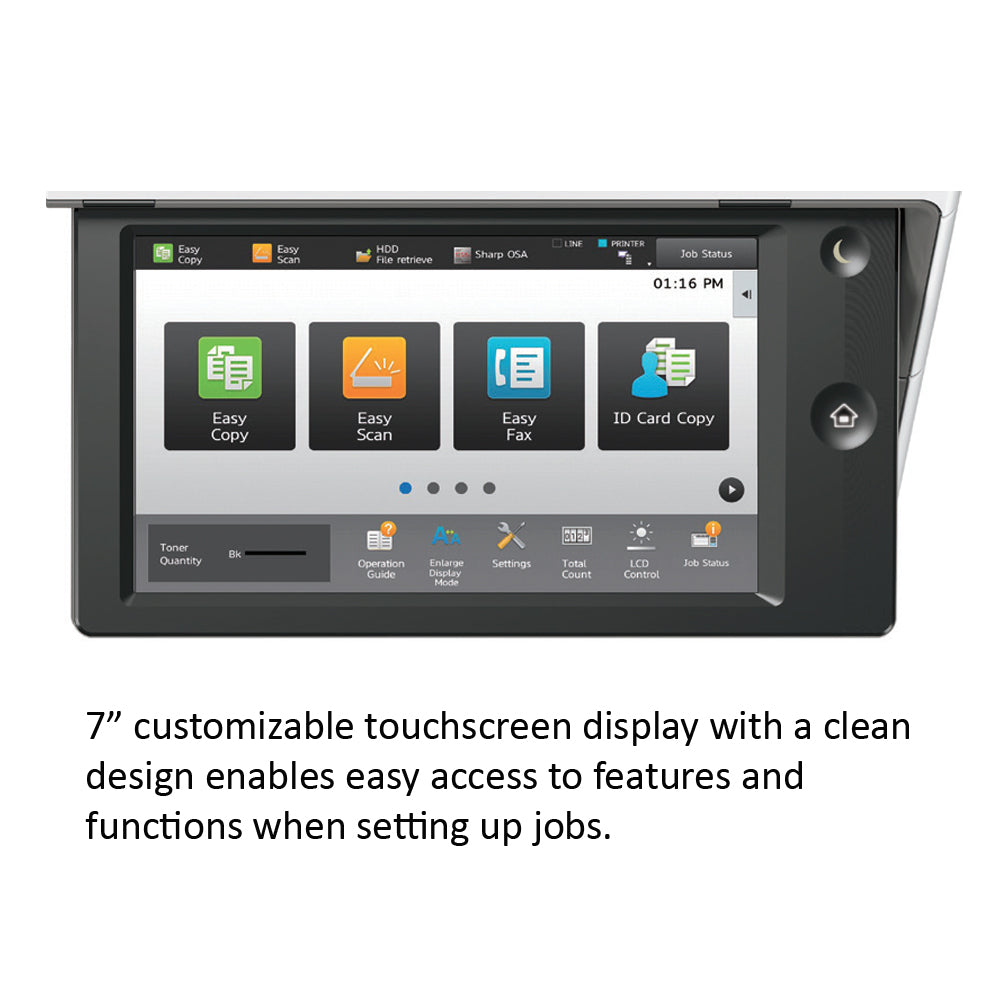 Sharp MX-B355W A4 Mono Laser Multifunction Printer - Image 4
