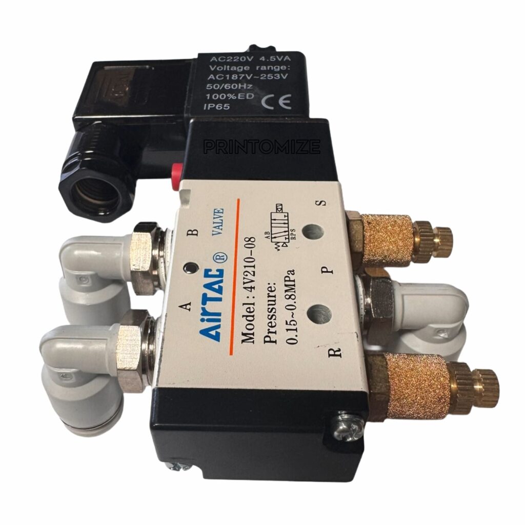 Solenoid Valve (AC 220V) – 4V210-08 for MEM TZ-4050 Heat Press