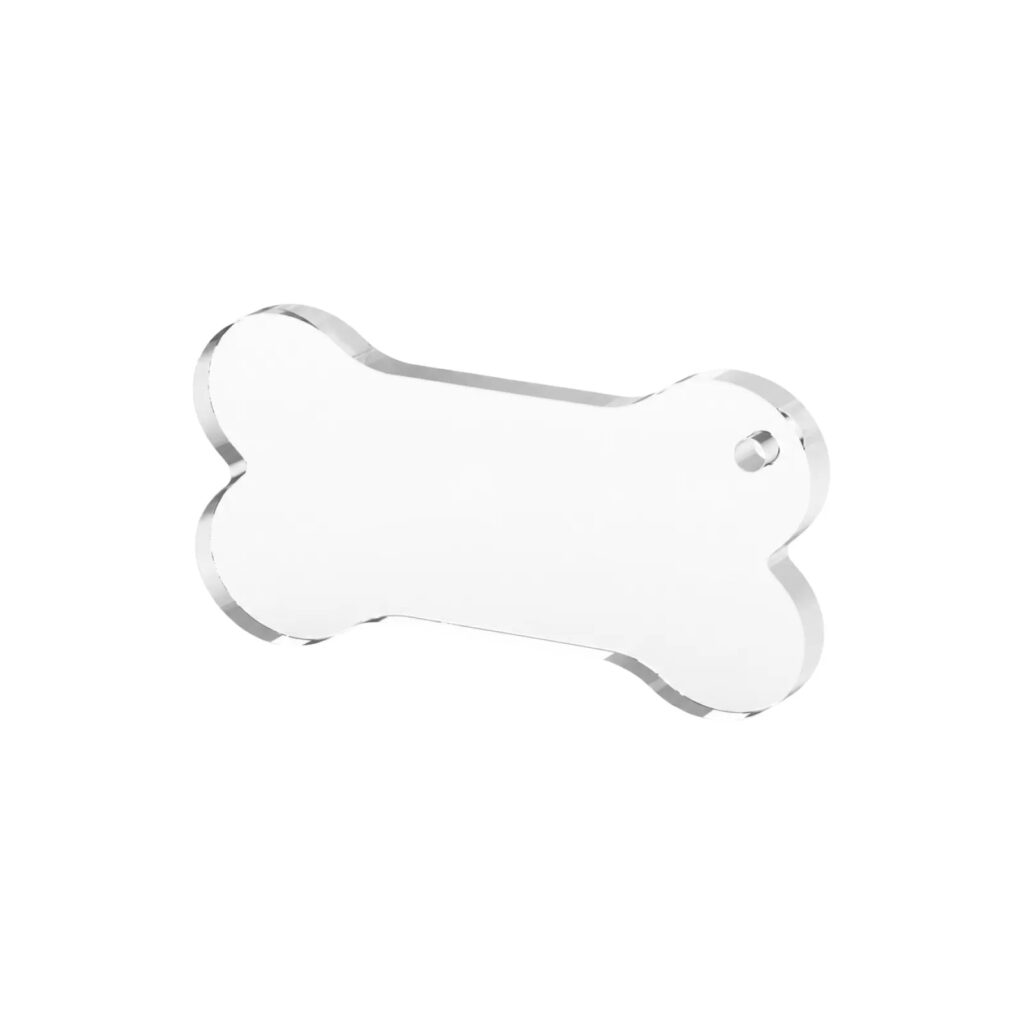 xTool Selected Bone-Shaped K5 Crystal Ornament (2pcs)