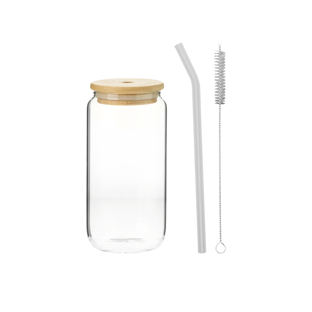 Can-Shaped Glass Cup (5pcs)