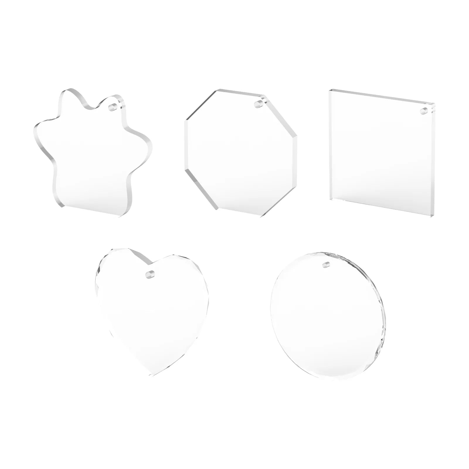 xTool Selected Mixed-Shape K5 Crystal Ornament (5pcs)