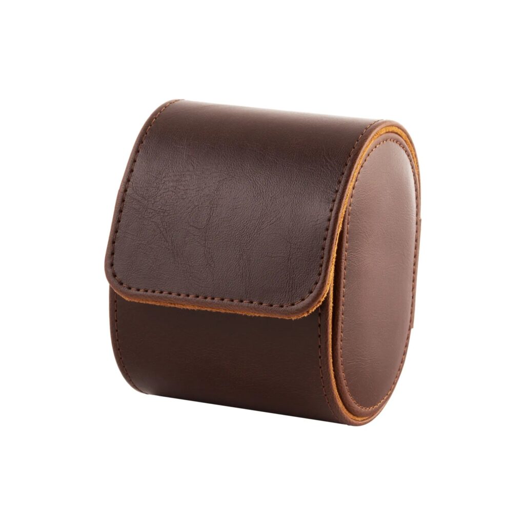 Brown Leather Watch Box (1pcs)