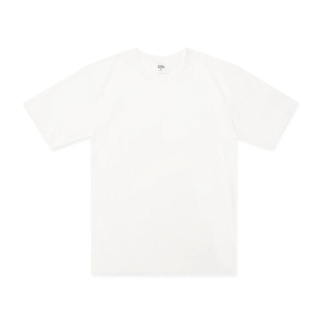 Ecru Stain-Resistant Pima Cotton T-Shirt