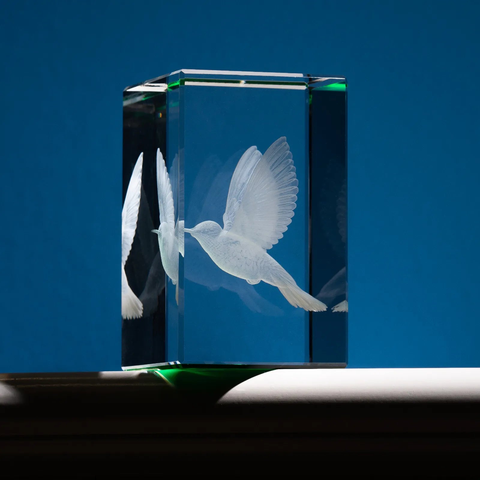 Rectangular K9 Crystal with Colored Base - Image 7